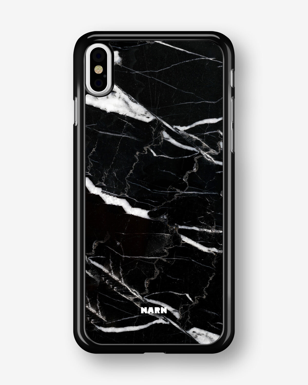 iPhone Xs Max Hard Case – Black Marble - View 1