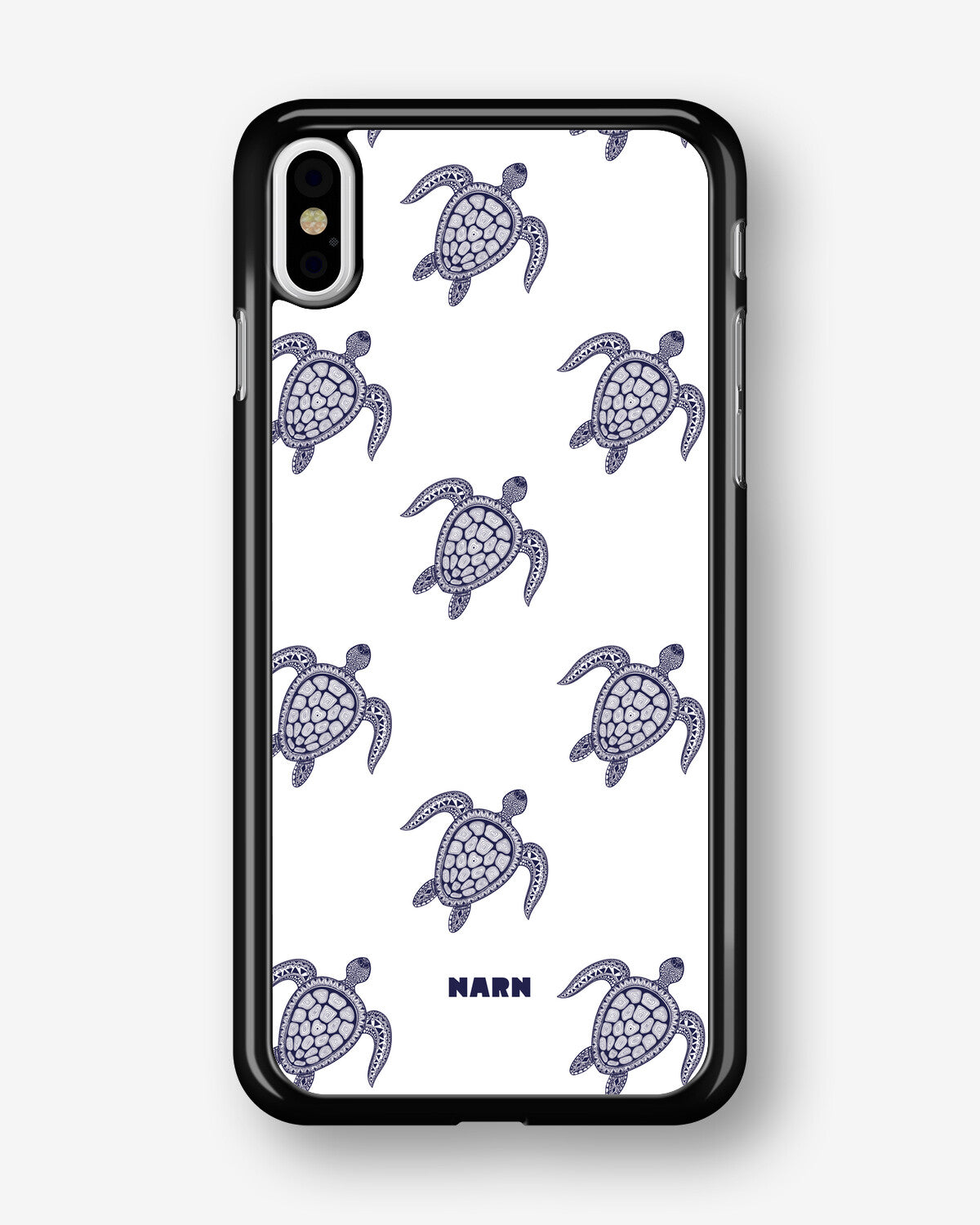 iPhone Xs Max Hard Case – Blue Turtles - View 1