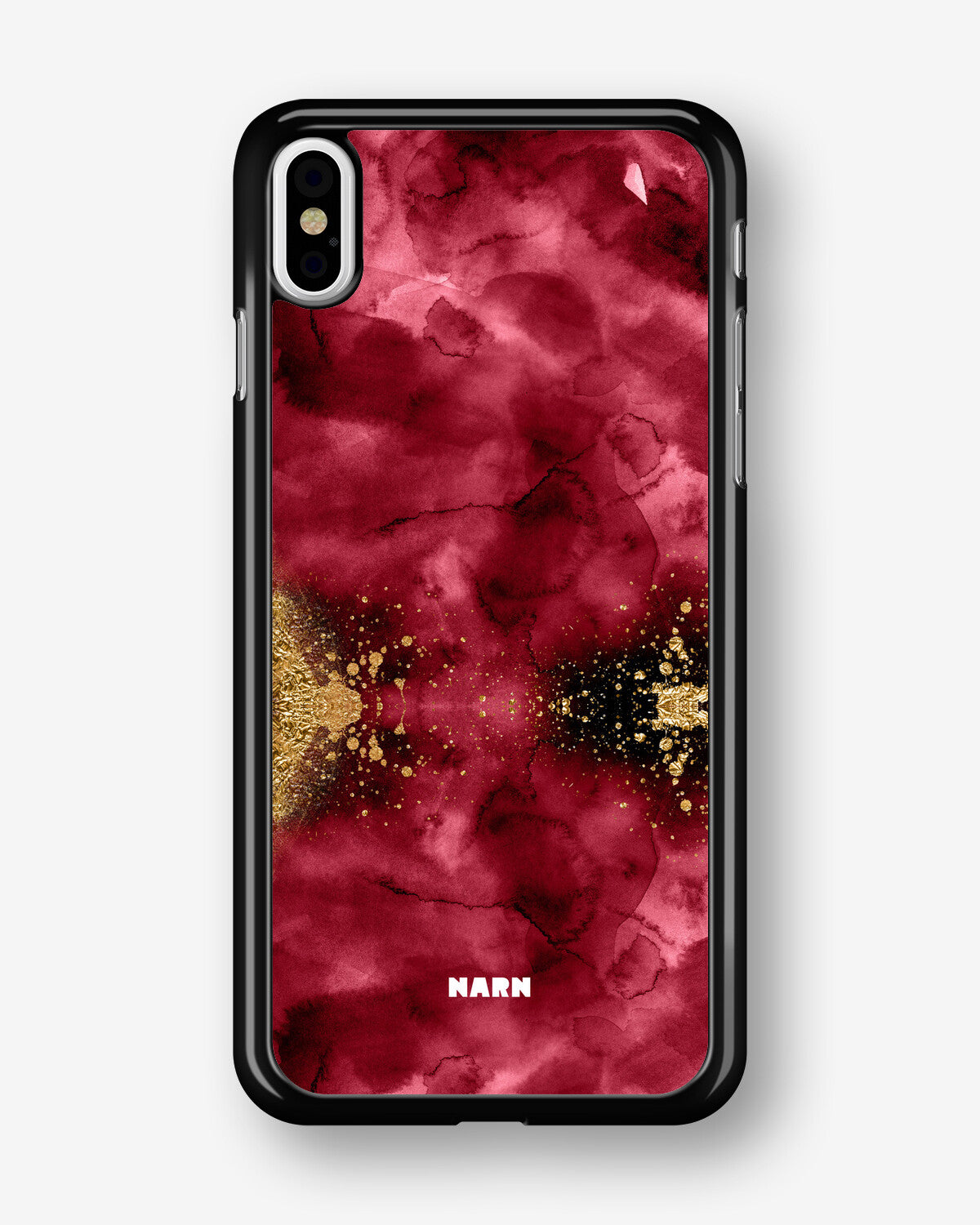 iPhone Xs Max Hard Case – Burgendy Shimmer - View 1