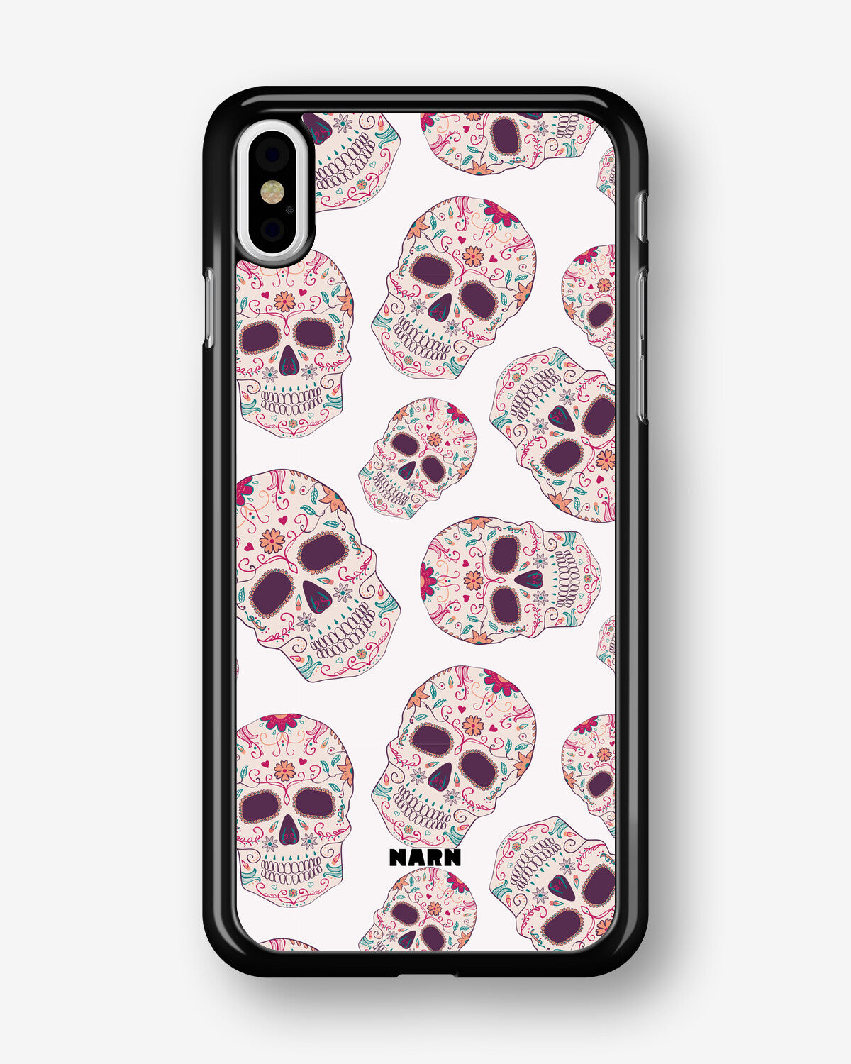 iPhone Xs Max Hard Case – Calavera Skulls - View 1