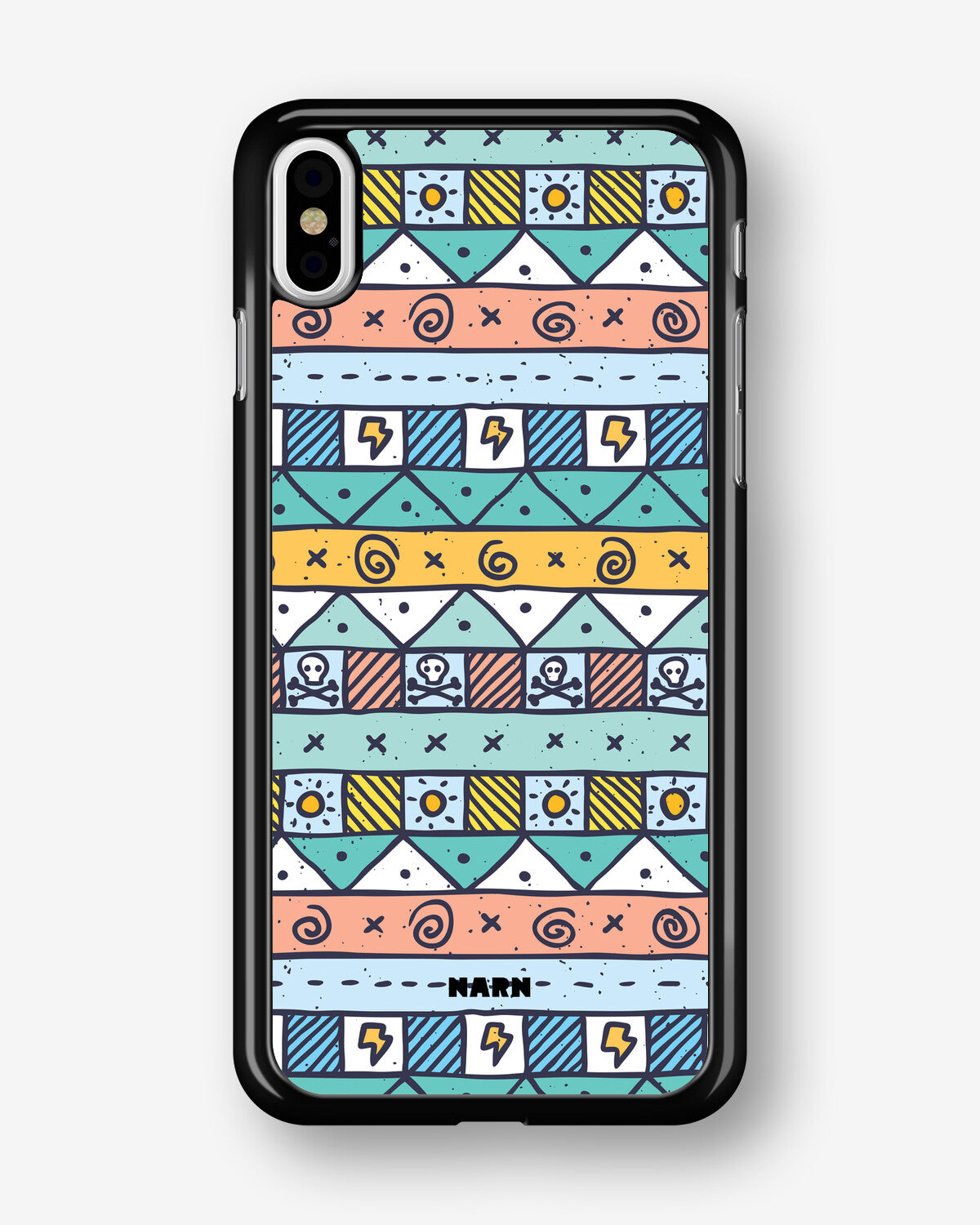iPhone Xs Max Hard Case – Cute Pattern - View 1