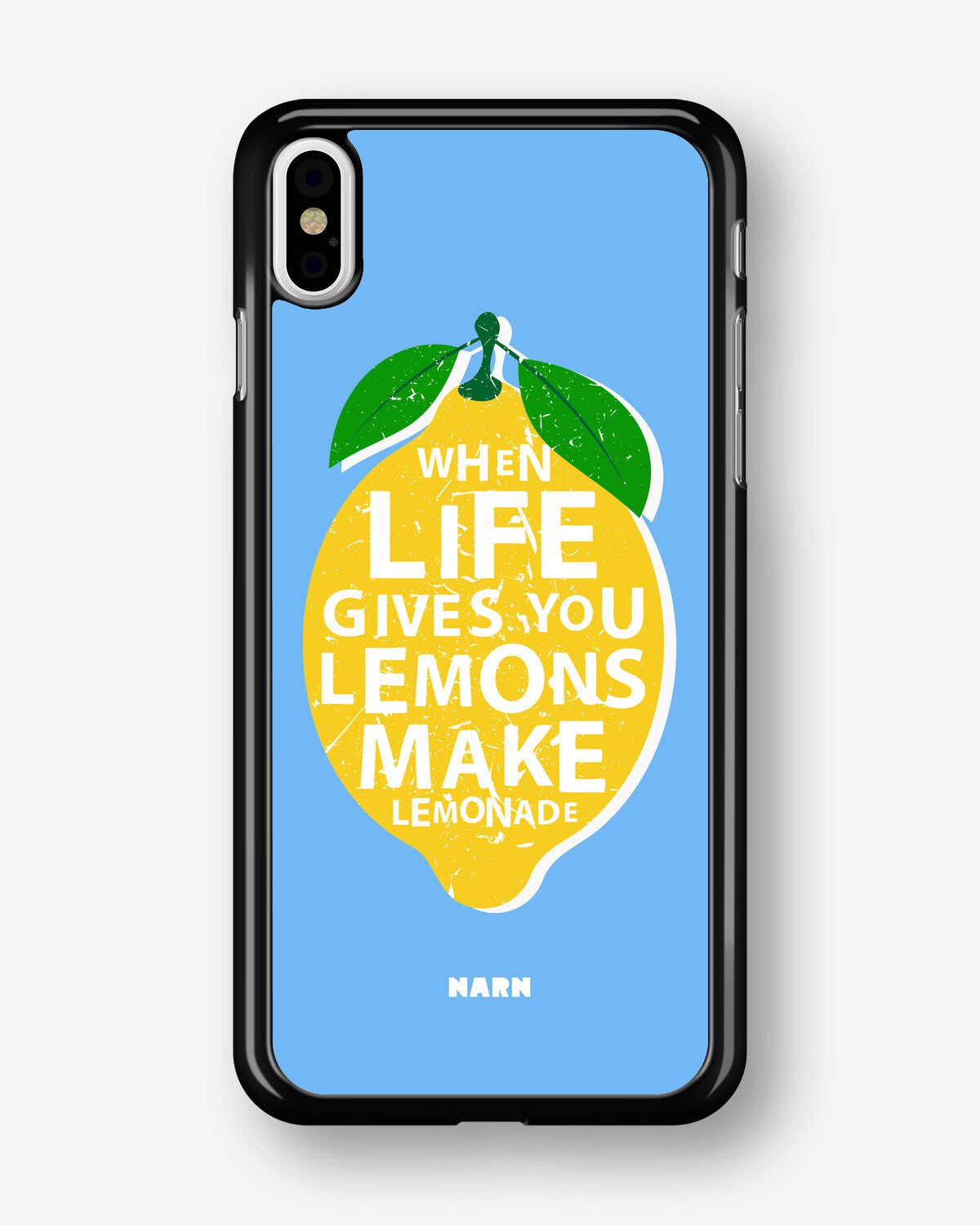 iPhone Xs Max Hard Case – Lemon Quote - View 1
