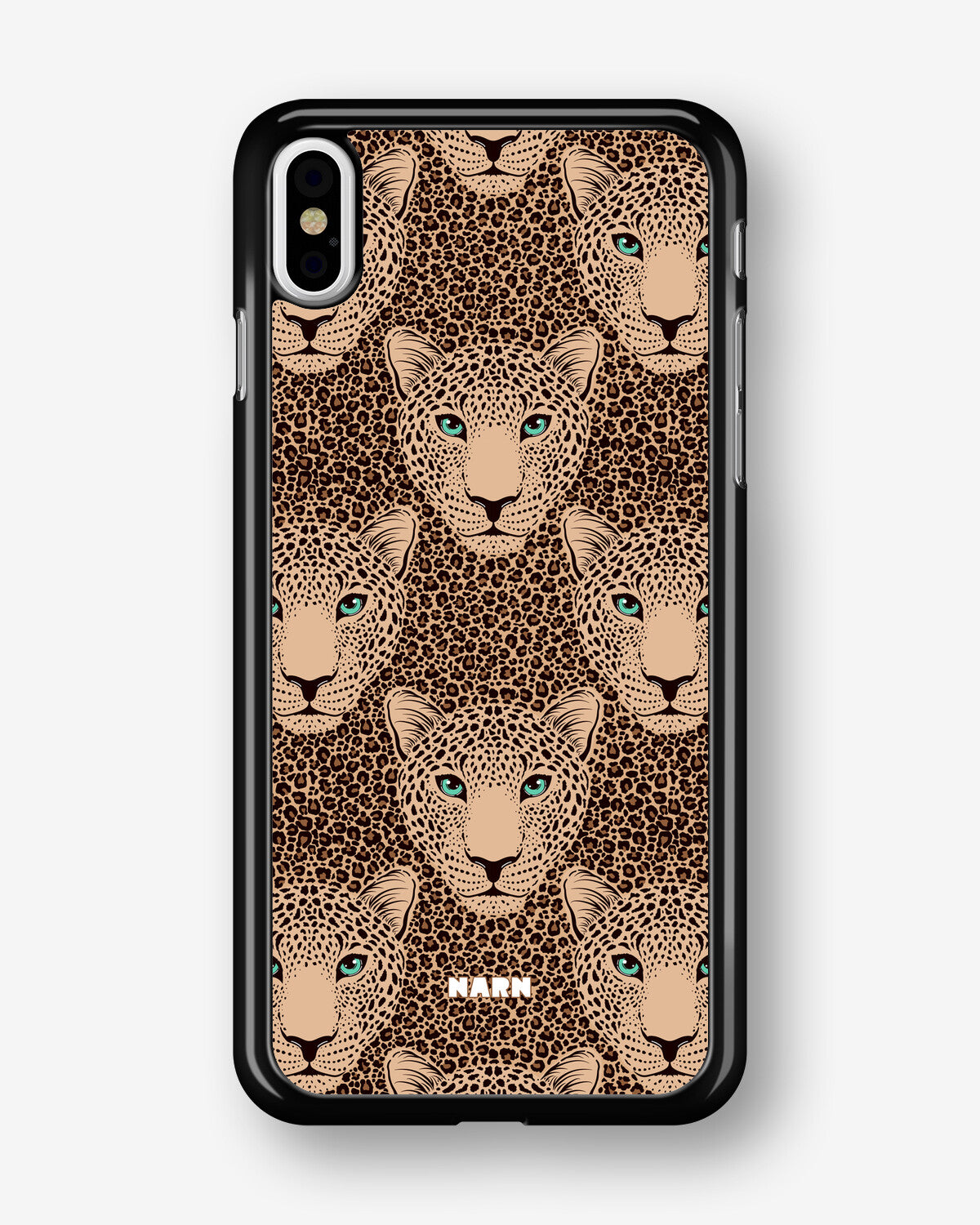 iPhone Xs Max Hard Case – Leopard Gaze - View 1