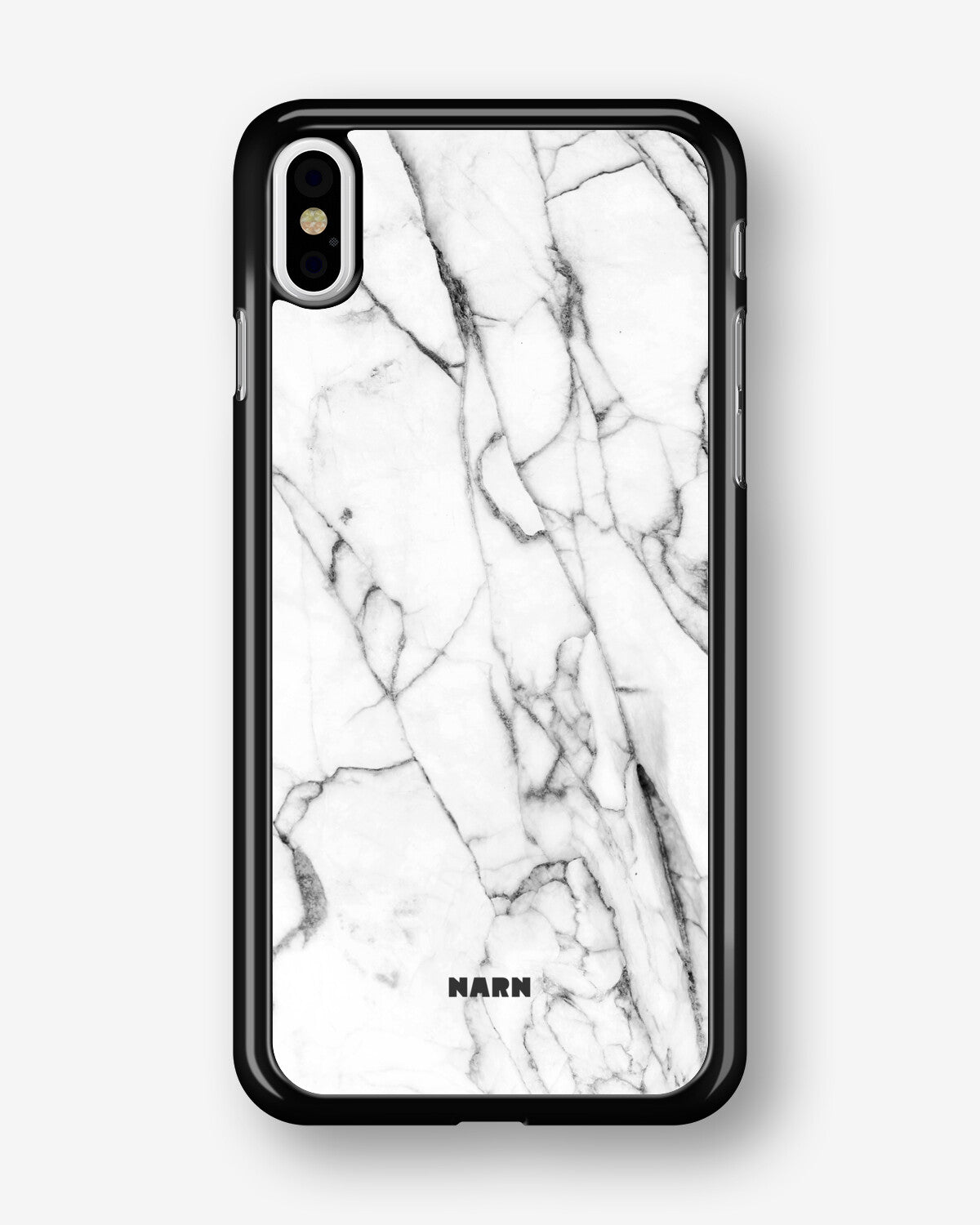 iPhone Xs Max Hard Case – Milky Marble - View 1