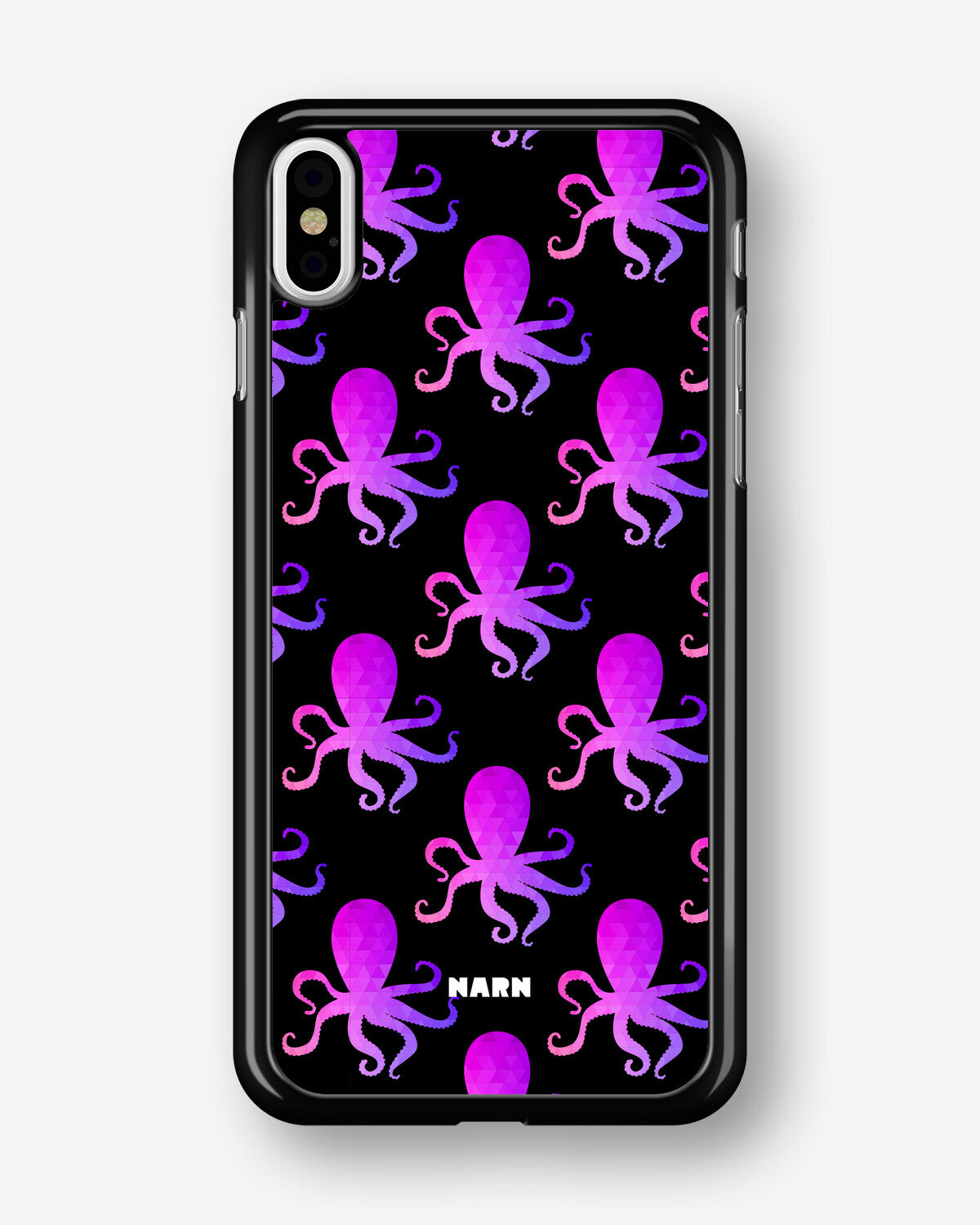 iPhone Xs Max Hard Case – Octopus Pattern - View 1