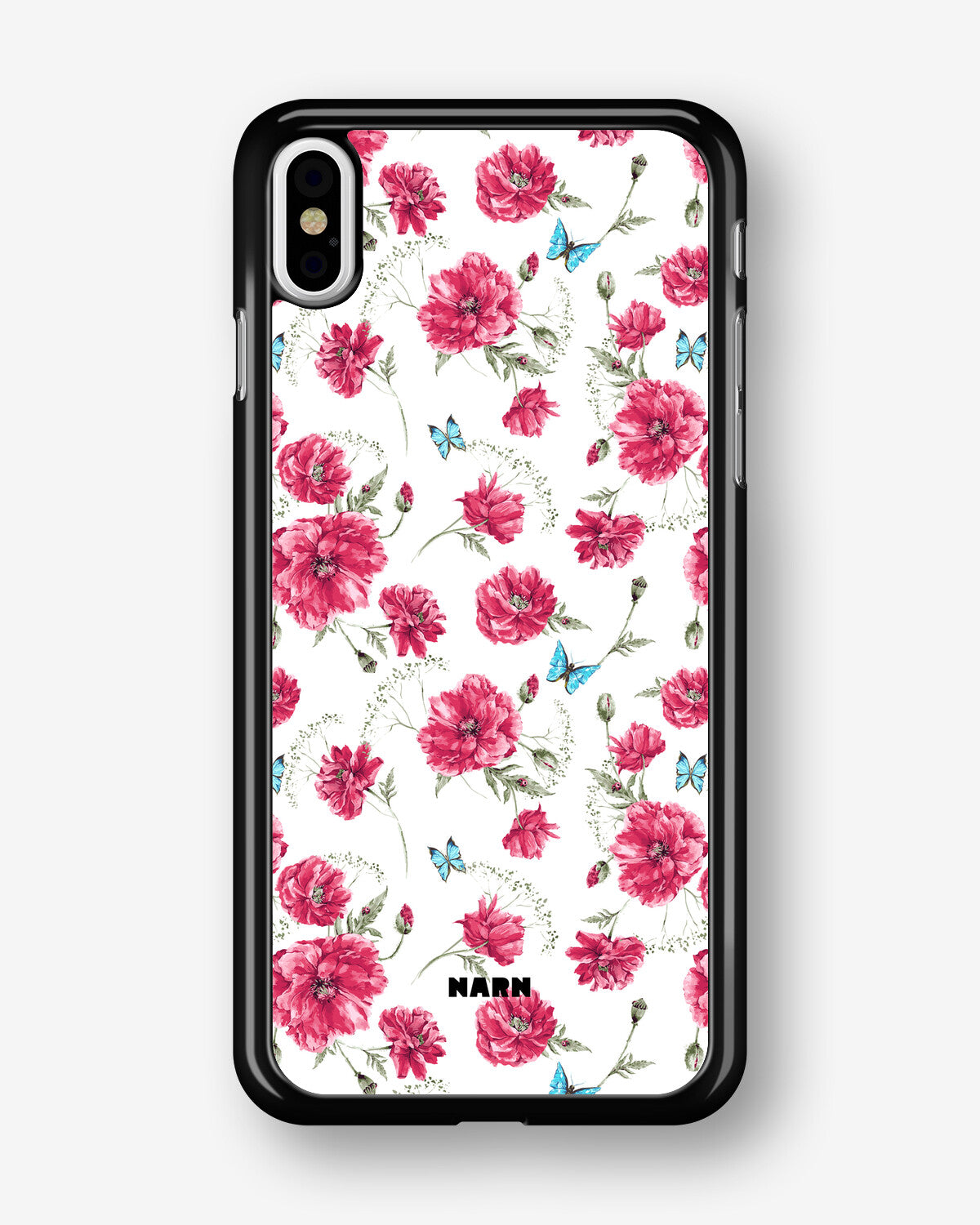iPhone Xs Max Hard Case – Poppies in Bloom - View 1
