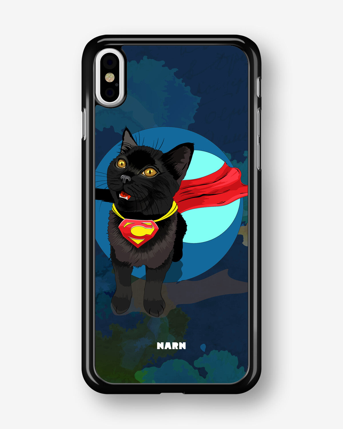 iPhone Xs Max Hard Case – Super Cat - View 1