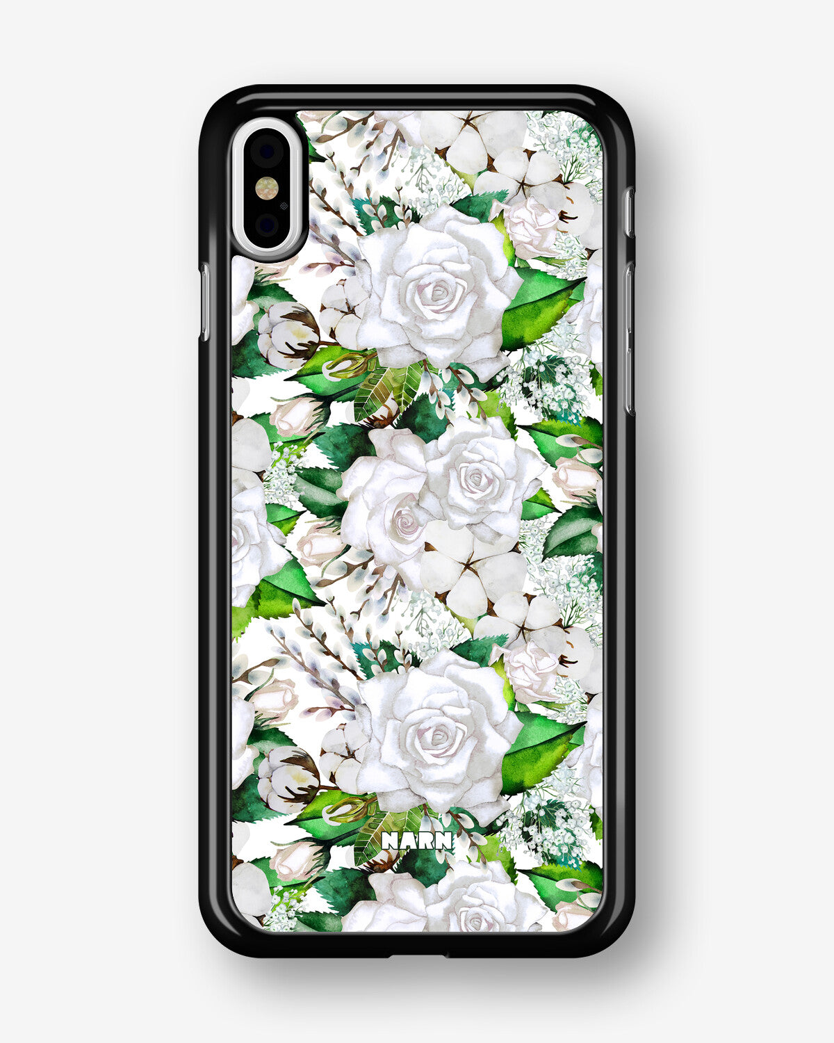 iPhone Xs Max Hard Case – White Bloom - View 1
