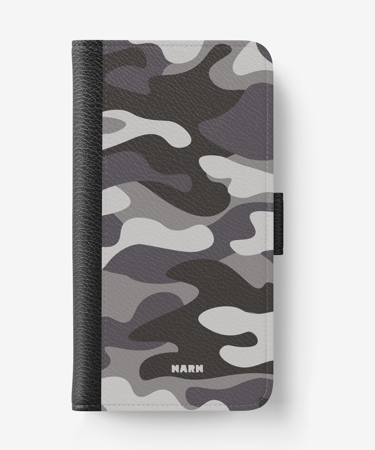 Samsung Galaxy A03s Wallet Case - Grey Camo - View 1