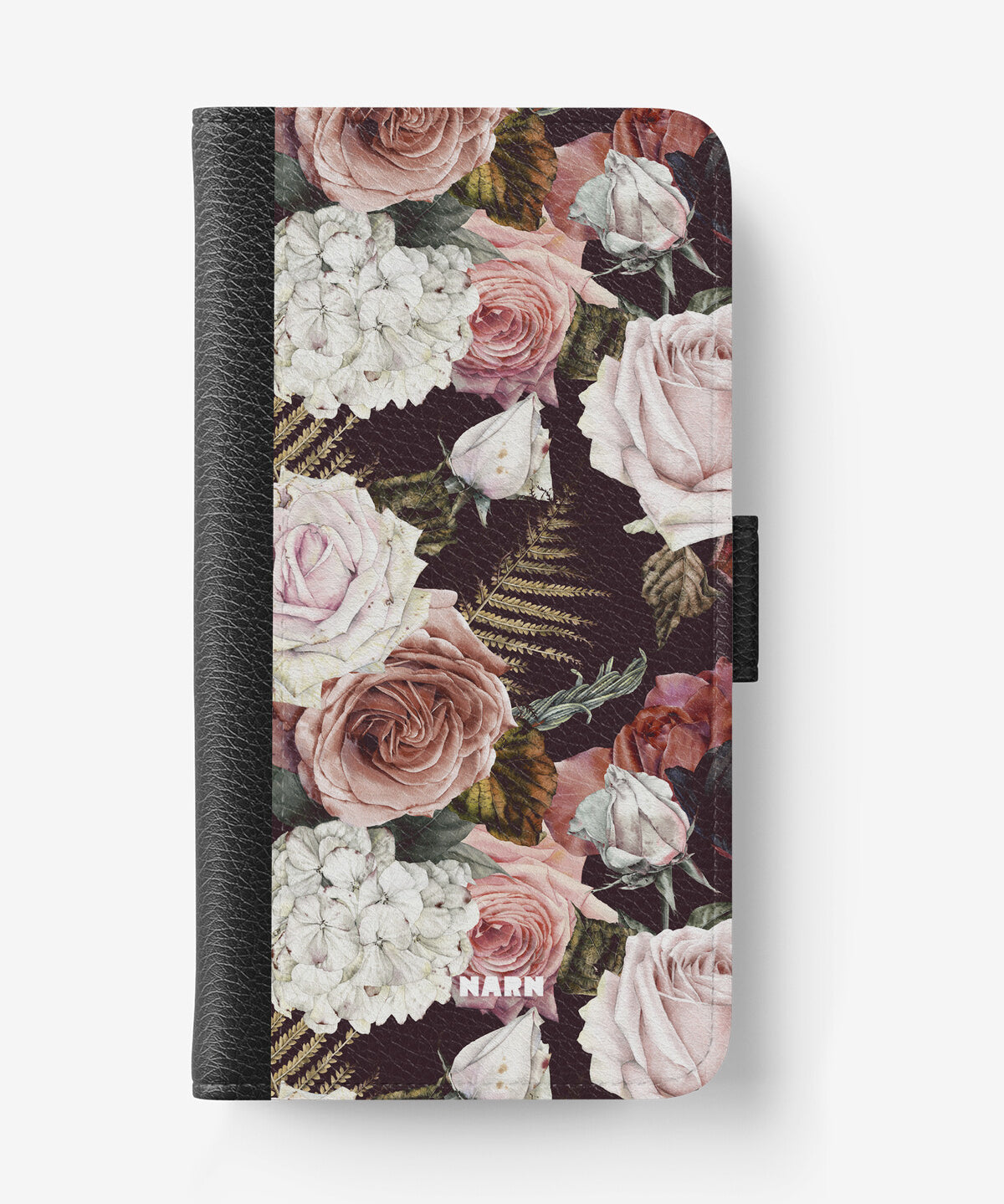 Samsung Galaxy A04s Wallet Case - Midnight Roses - View 1