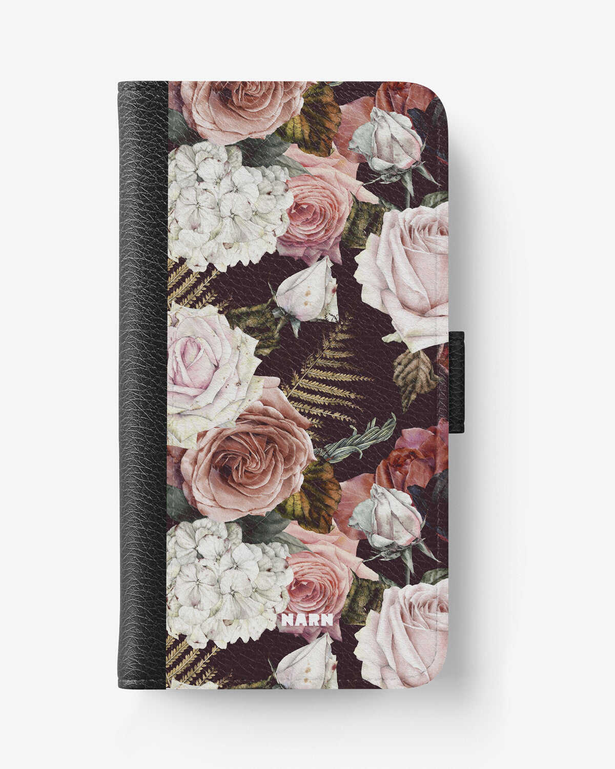 Samsung Galaxy A04s Wallet Case - Midnight Roses - View 1