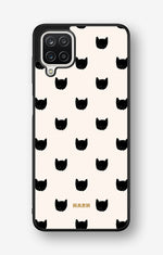 Samsung Galaxy A12 Hard Case – Kitty Dots - View 1