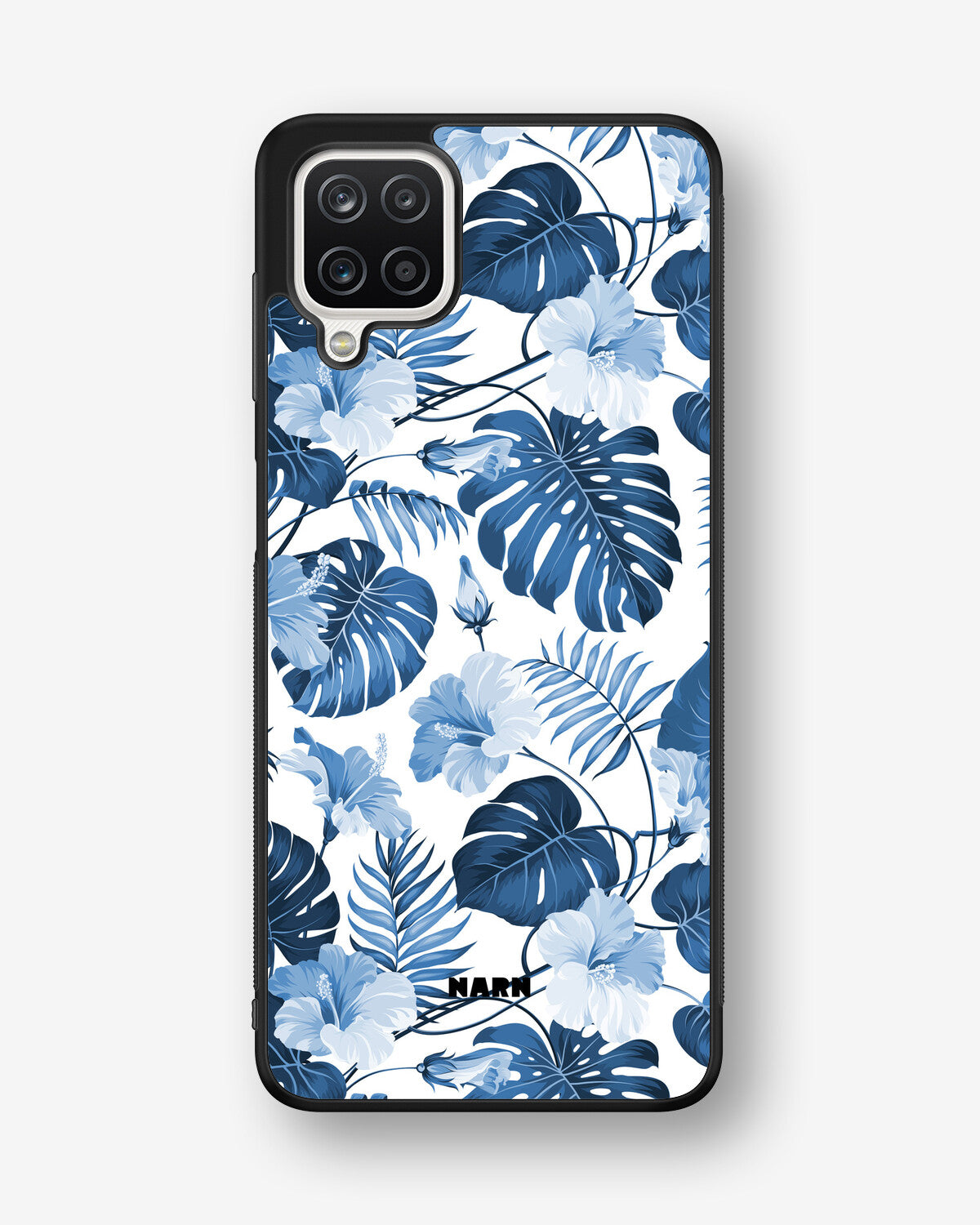 Samsung Galaxy A12 Hard Case – Blue Tropics - View 1