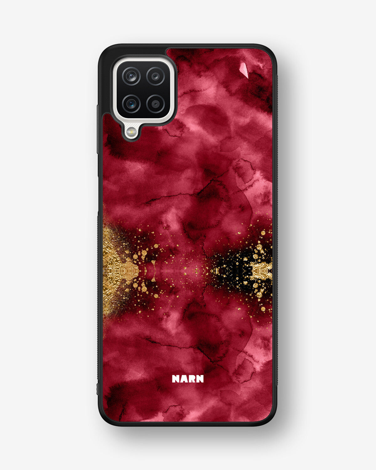 Samsung Galaxy A12 Hard Case – Burgendy Shimmer - View 1