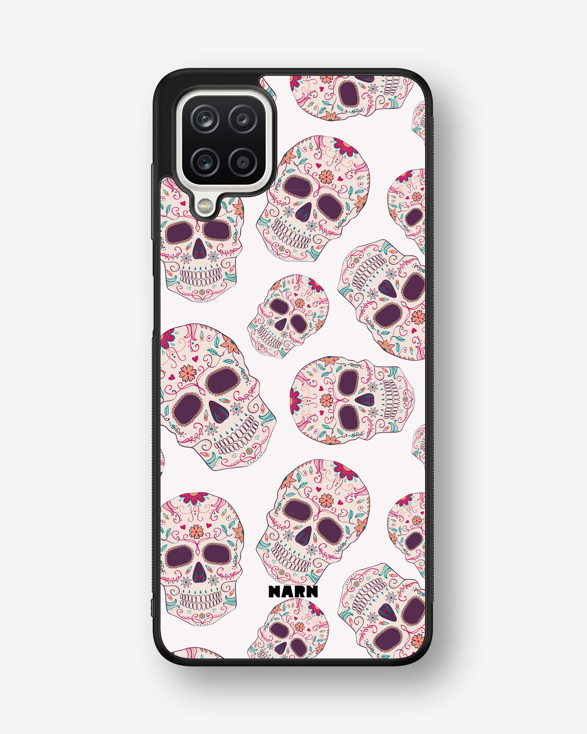 Samsung Galaxy A12 Hard Case – Calavera Skulls - View 1