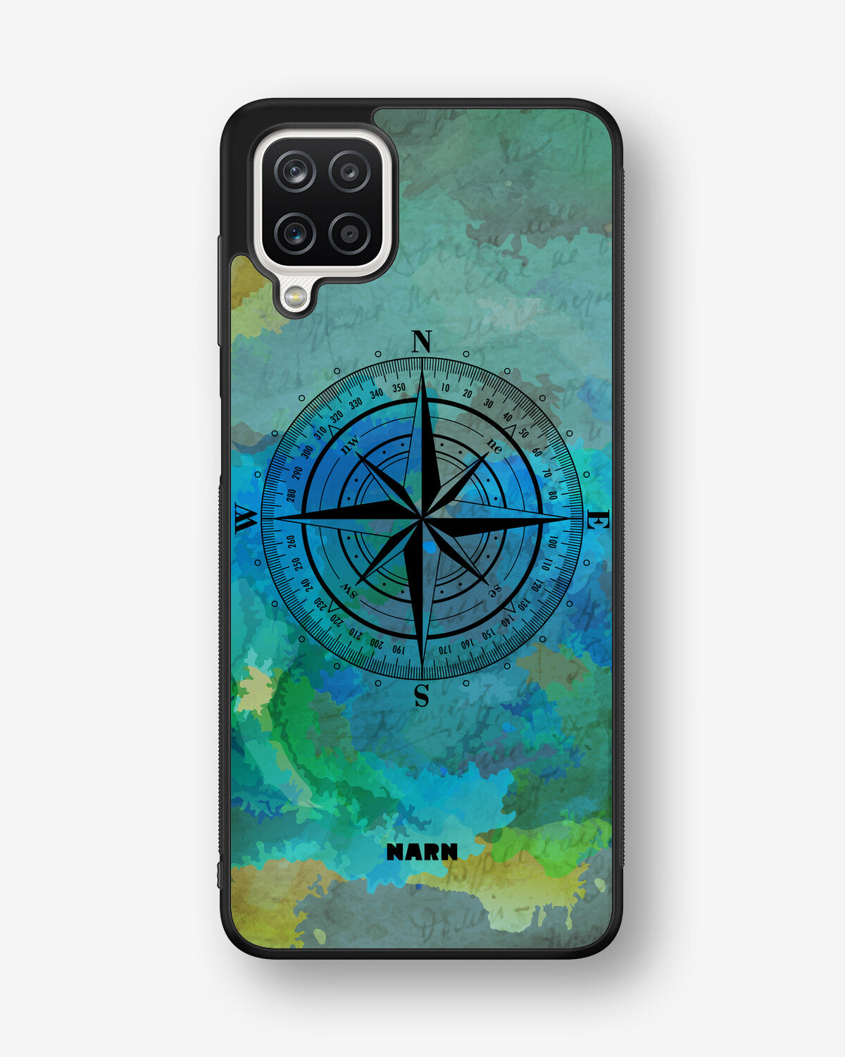 Samsung Galaxy A12 Hard Case – Compass - View 1