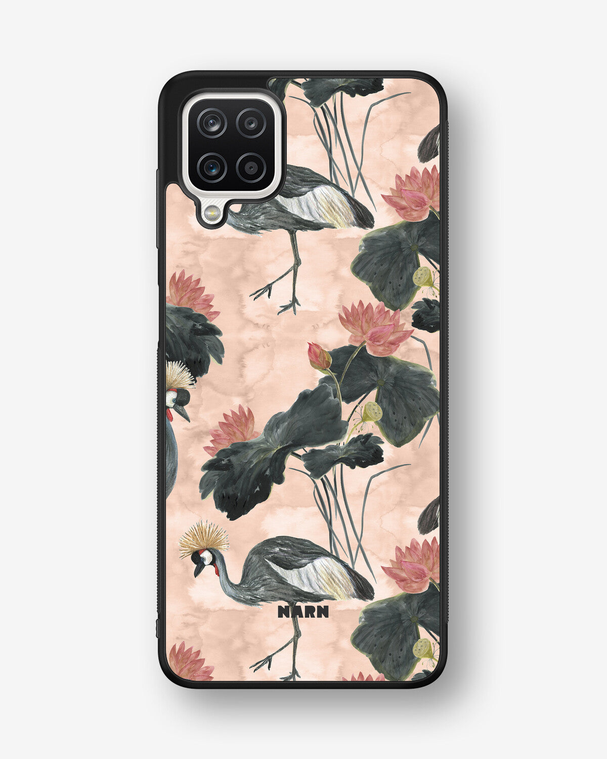 Samsung Galaxy A12 Hard Case – Crowned Bird - View 1
