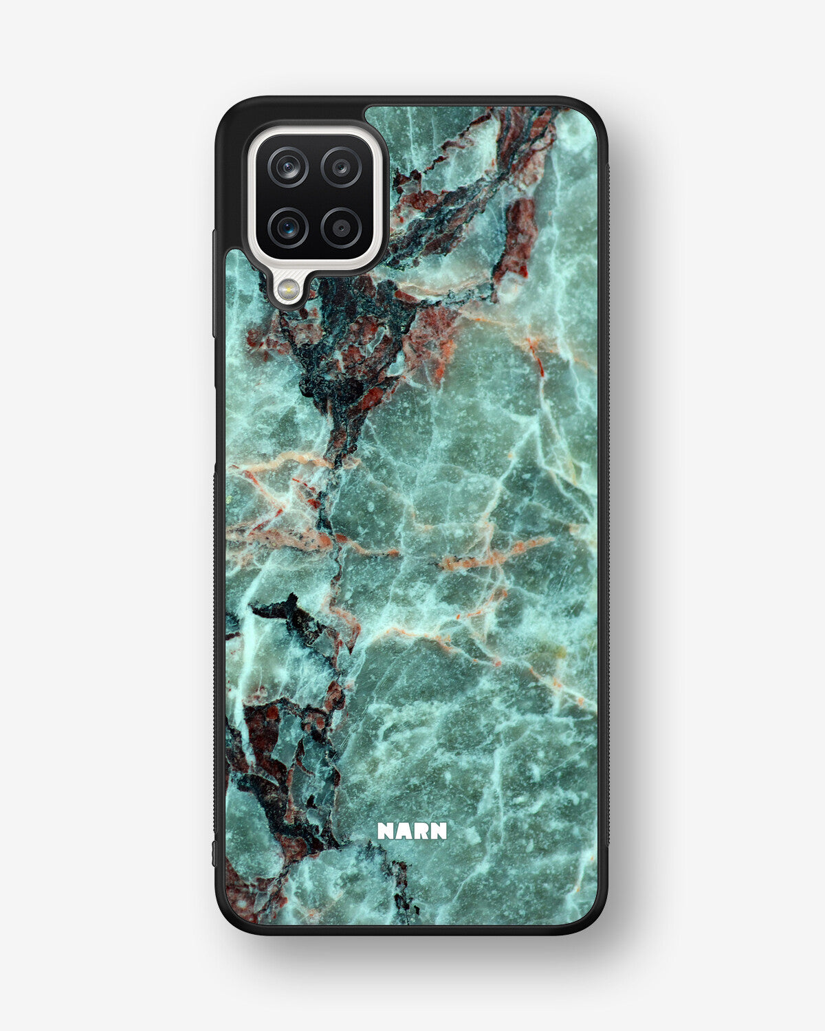 Samsung Galaxy A12 Hard Case – Green Marble - View 1