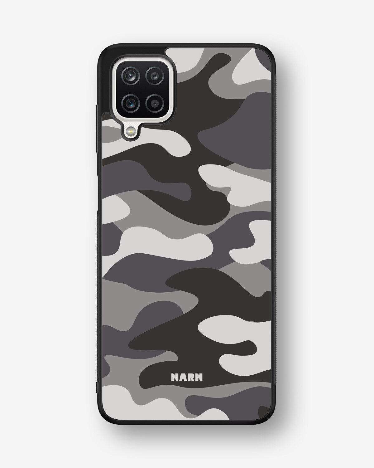 Samsung Galaxy A12 Hard Case – Grey Camo - View 1
