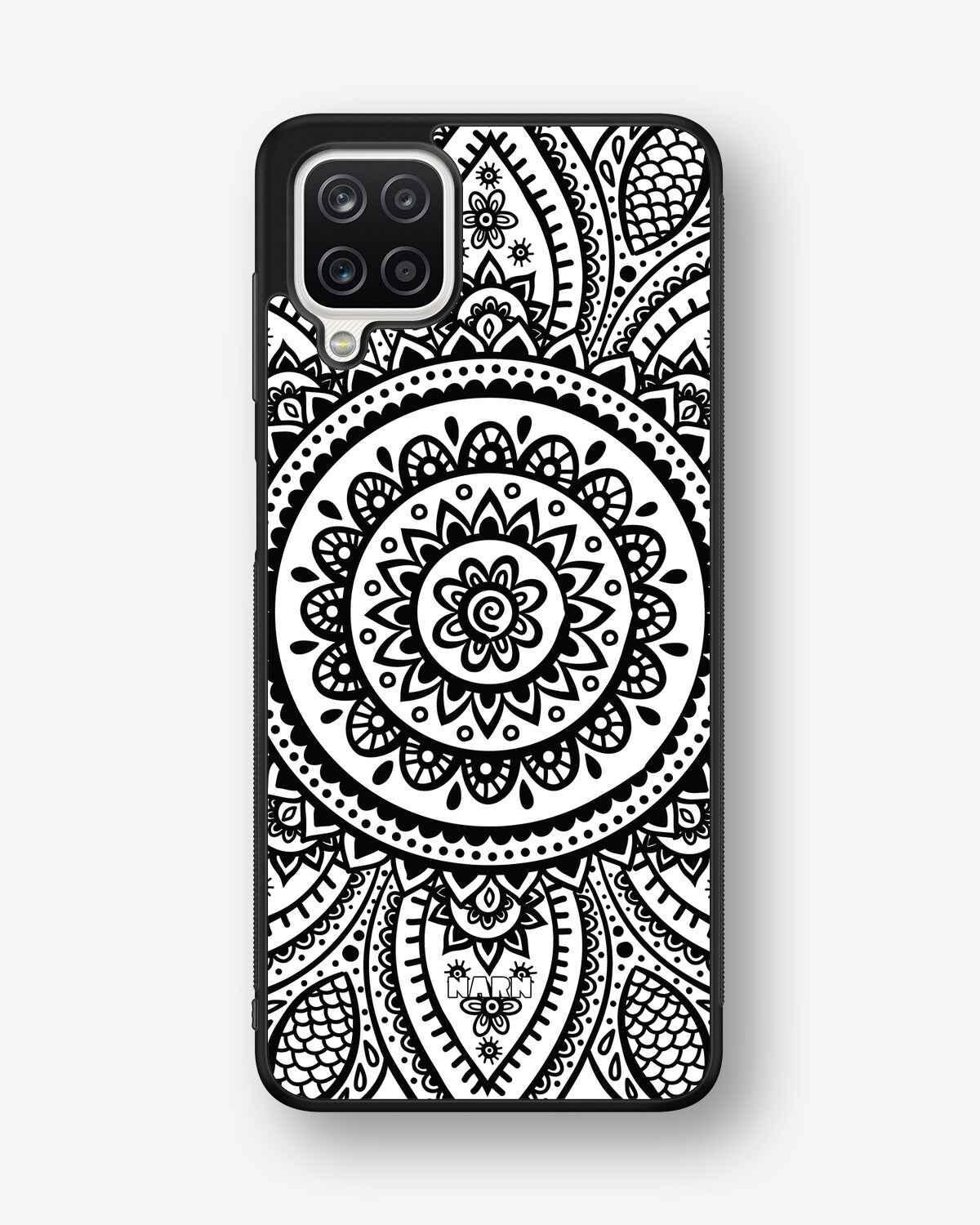 Samsung Galaxy A12 Hard Case – Henna Mandala - View 1