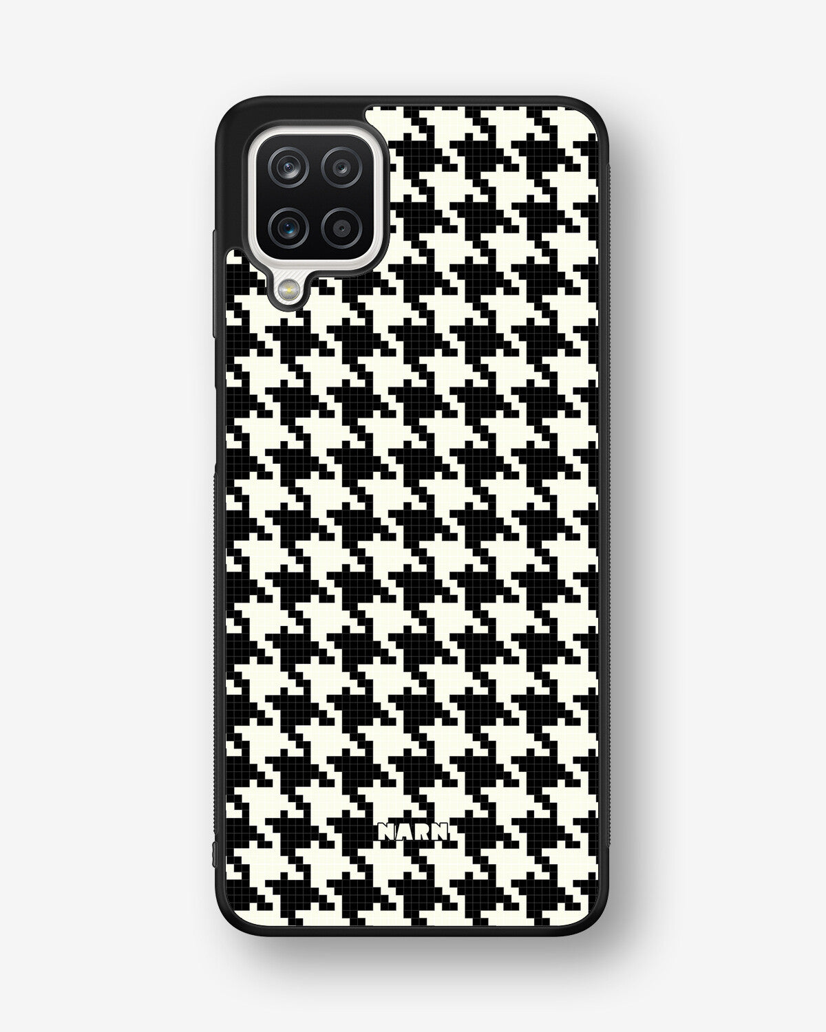 Samsung Galaxy A12 Hard Case – Houndstooth - View 1