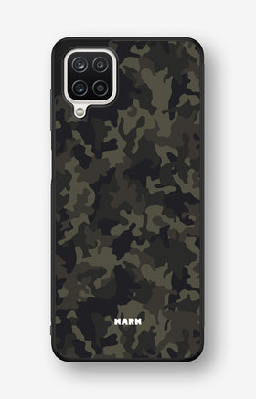 Samsung Galaxy A12 Hard Case – Jungle Green Camo - View 1