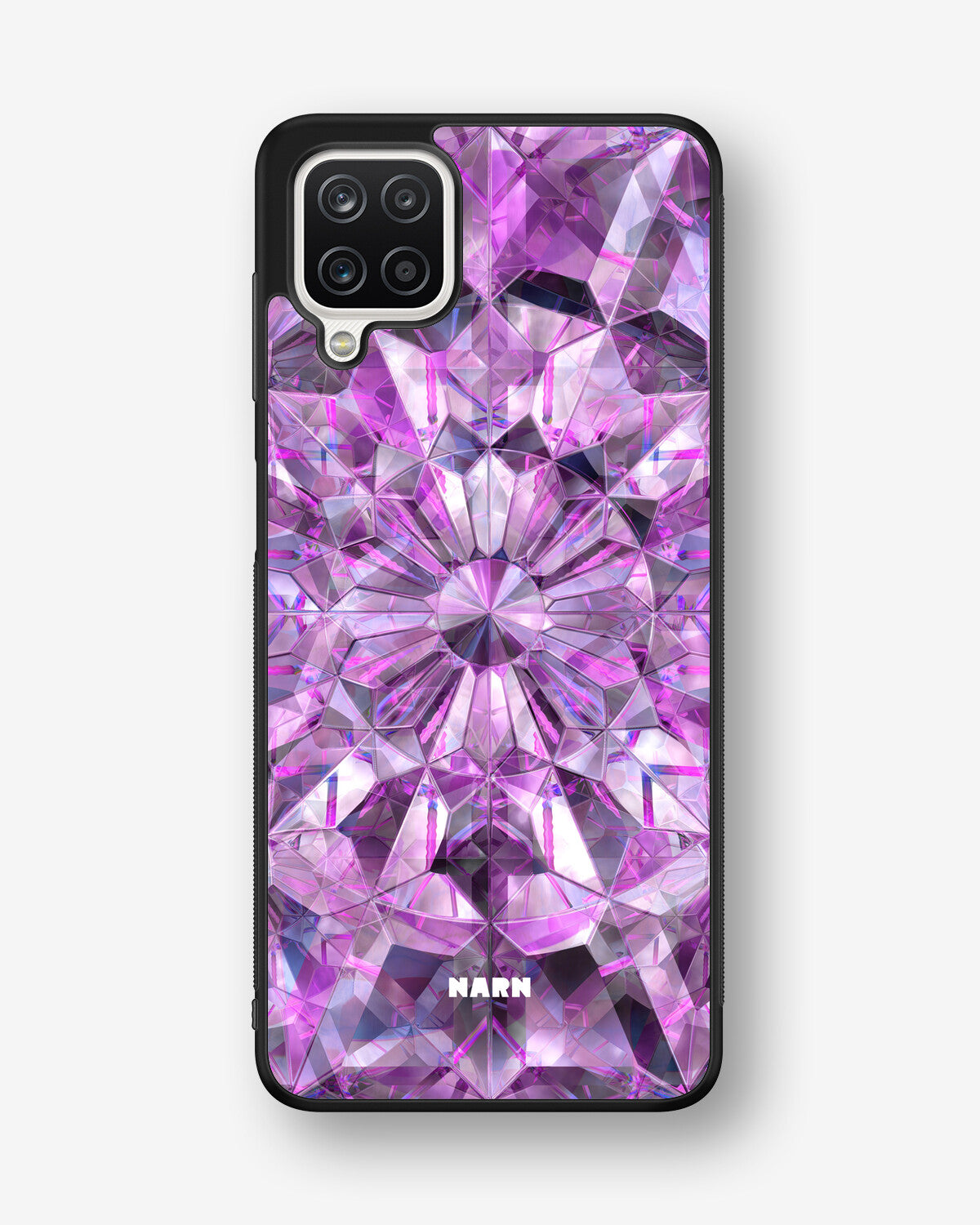Samsung Galaxy A12 Hard Case – Lavender Crystals - View 1