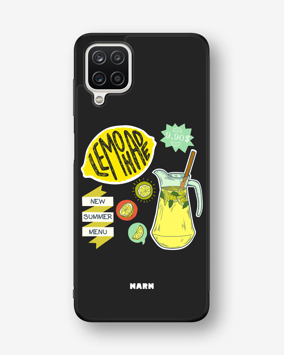 Samsung Galaxy A12 Hard Case – Lemon Summer - View 1