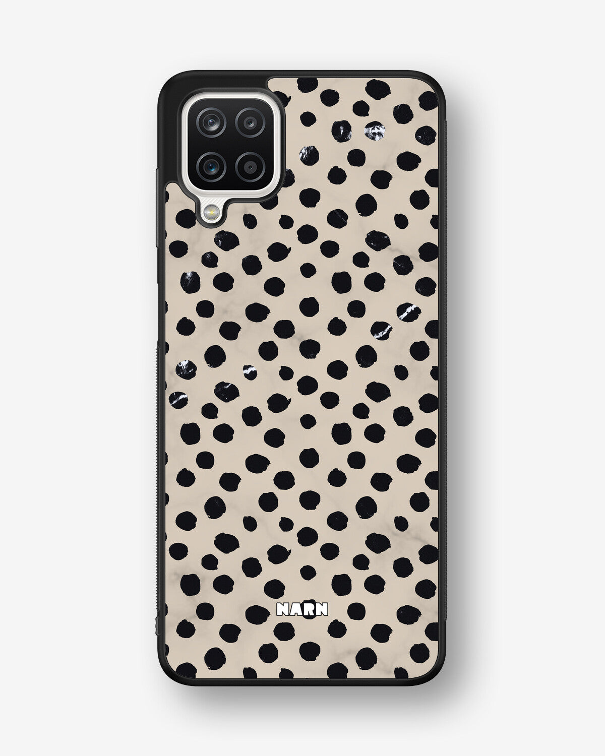 Samsung Galaxy A12 Hard Case – Marble Dots - View 1