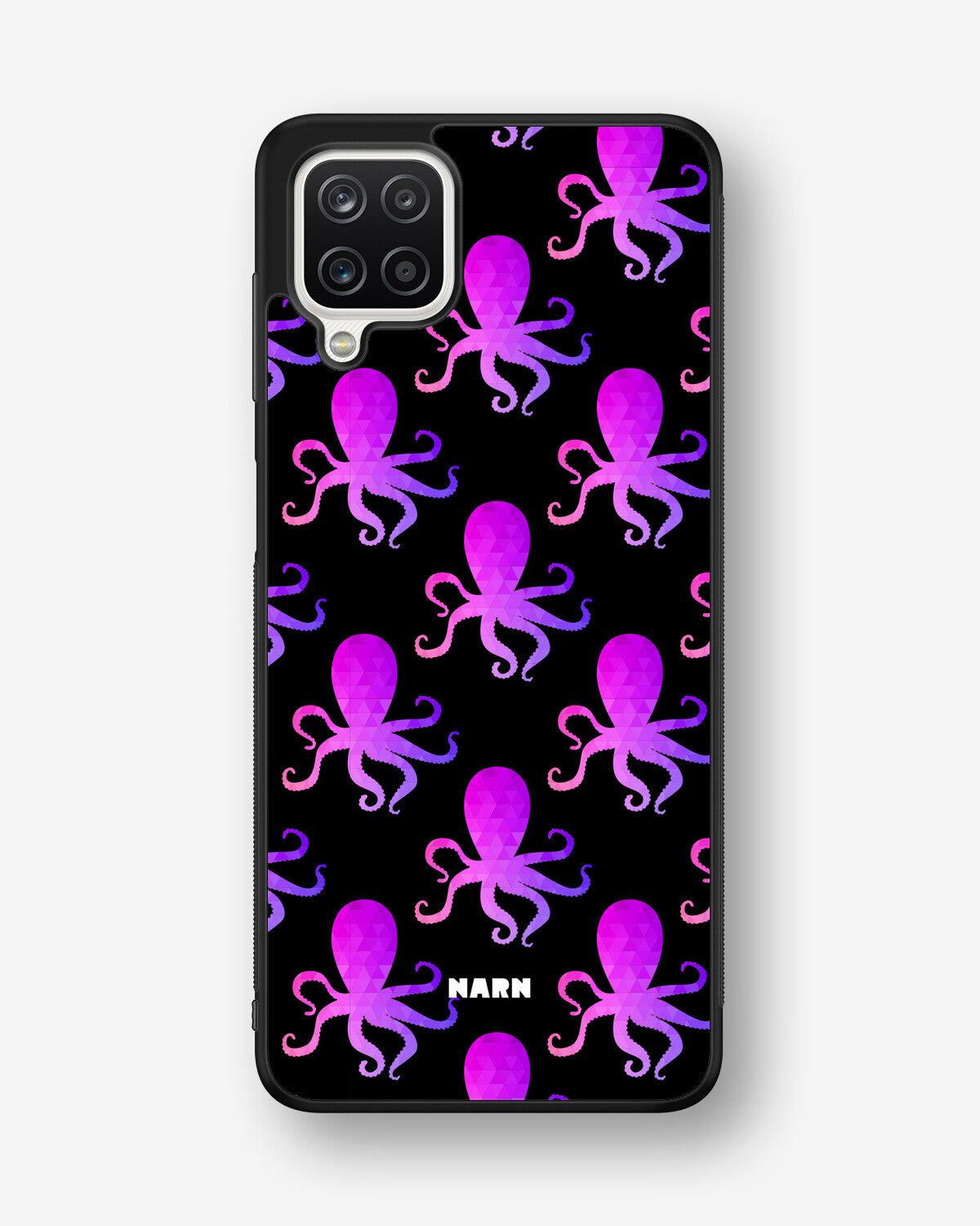 Samsung Galaxy A12 Hard Case – Octopus Pattern - View 1