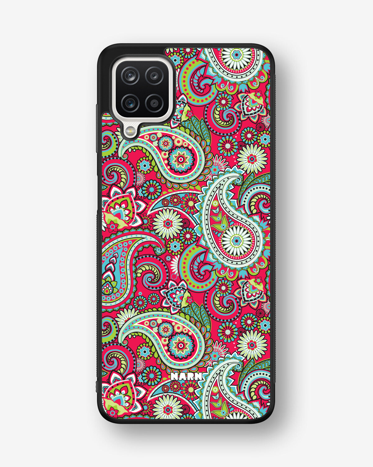 Samsung Galaxy A12 Hard Case – Paisley Paradise - View 1