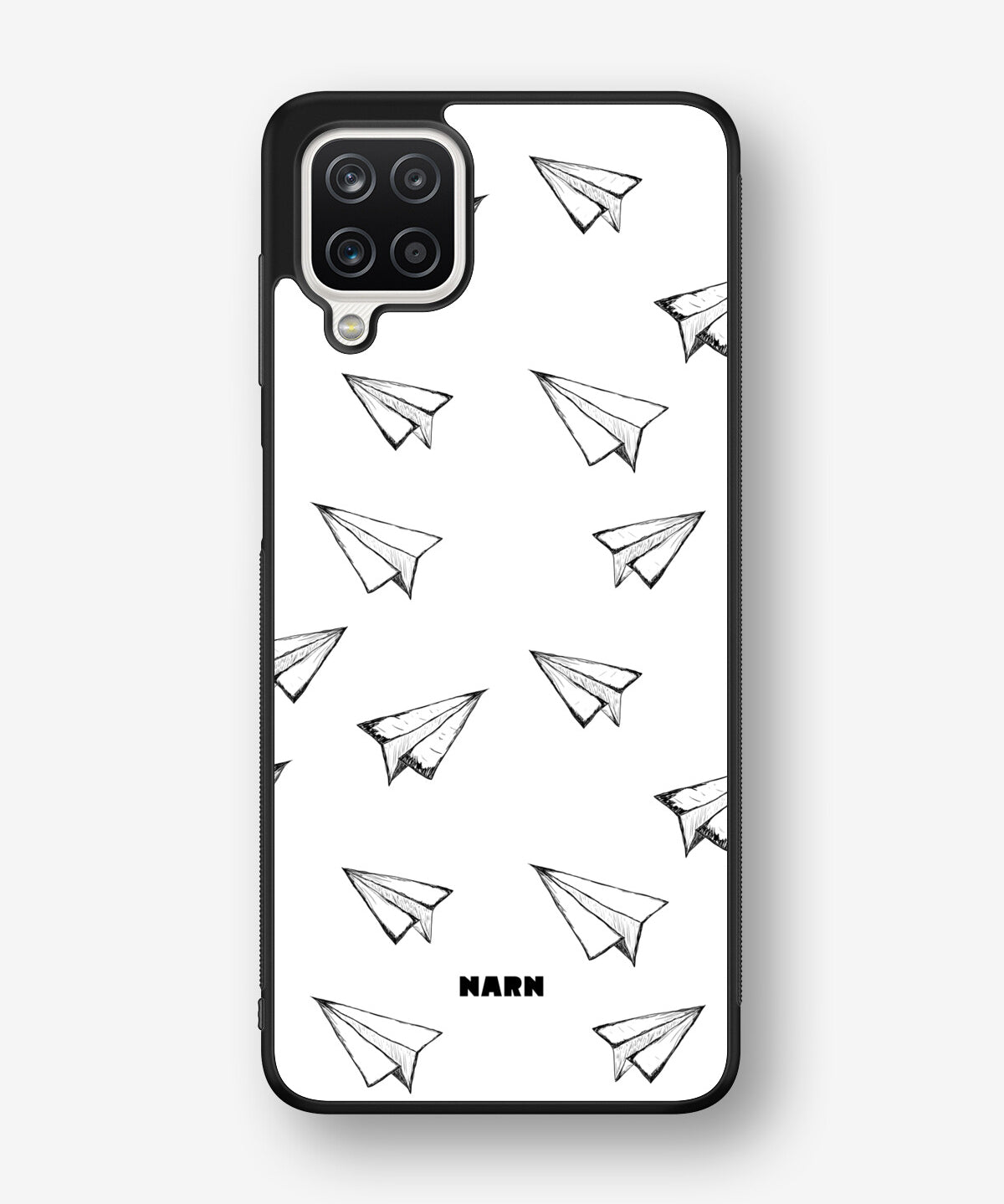 Samsung Galaxy A12 Hard Case – Paper Planes - View 1