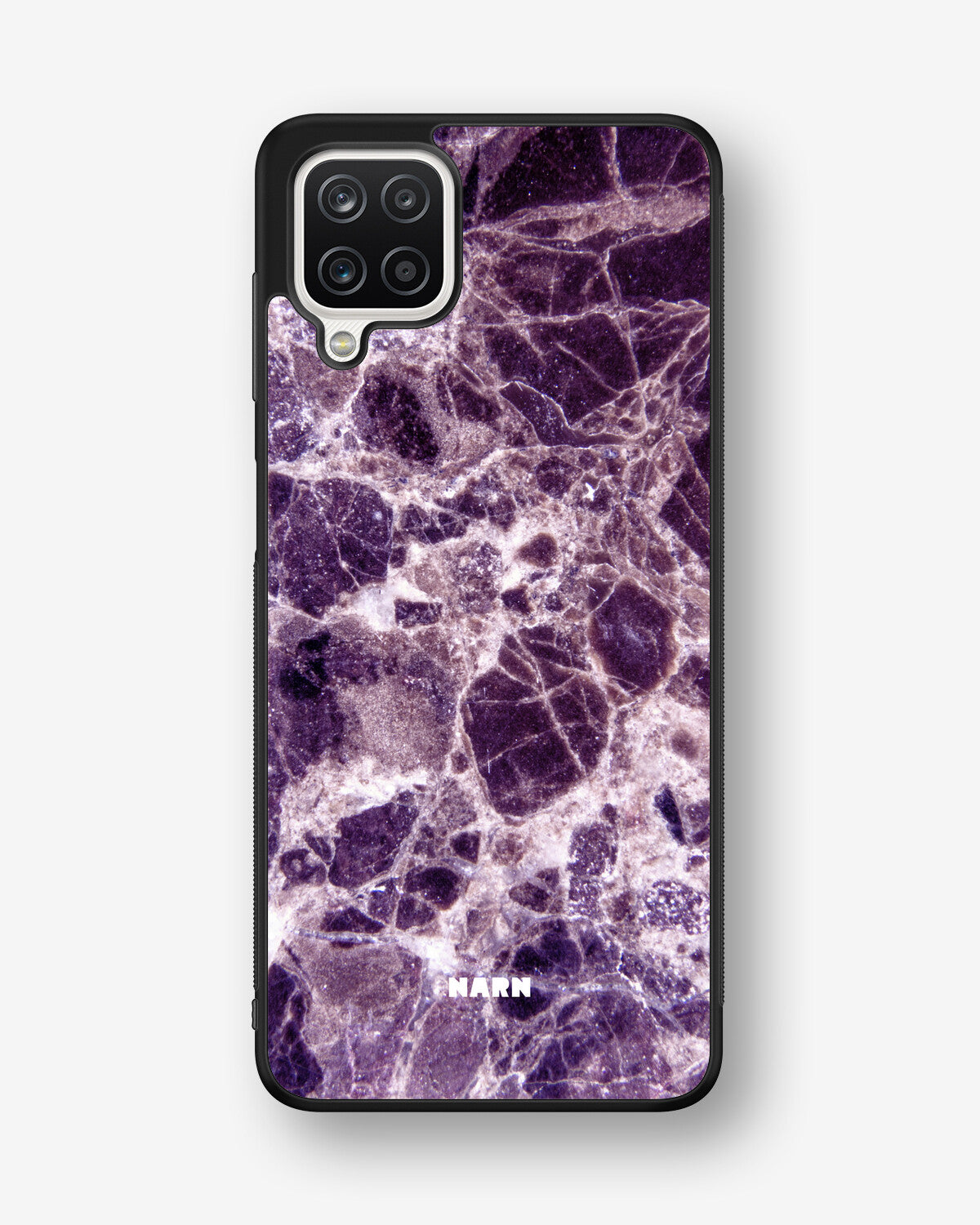 Samsung Galaxy A12 Hard Case – Purple Marble - View 1