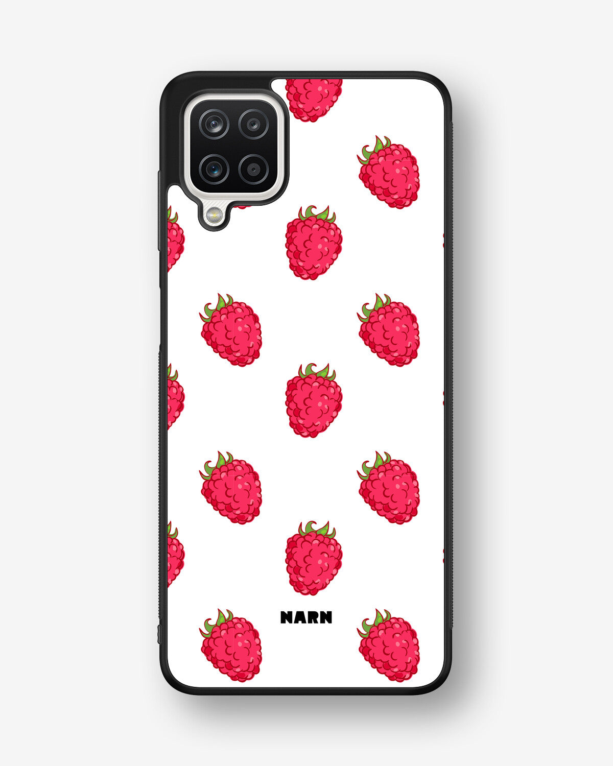 Samsung Galaxy A12 Hard Case – Raspberry Bliss - View 1