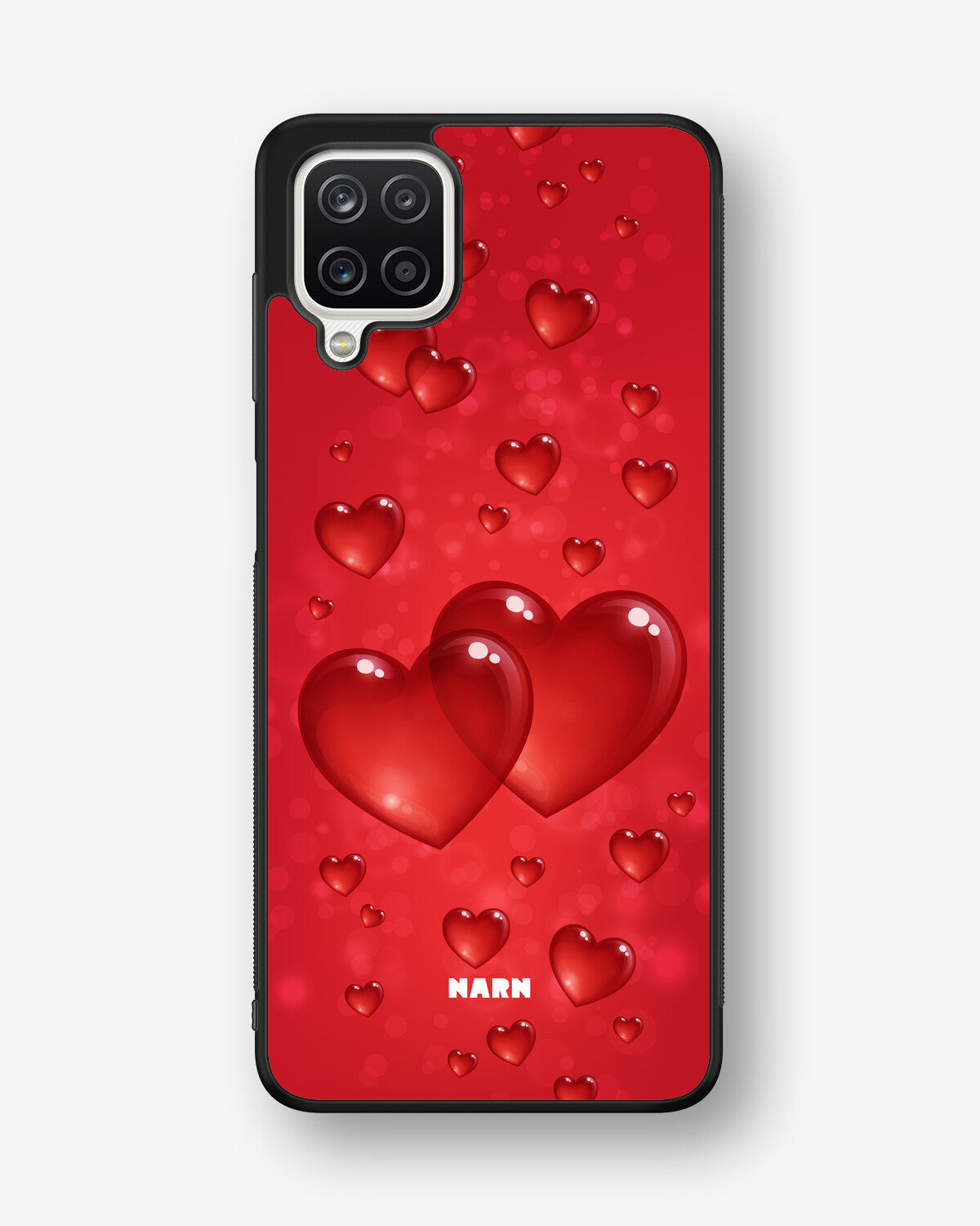 Samsung Galaxy A12 Hard Case – Red Romance - View 1