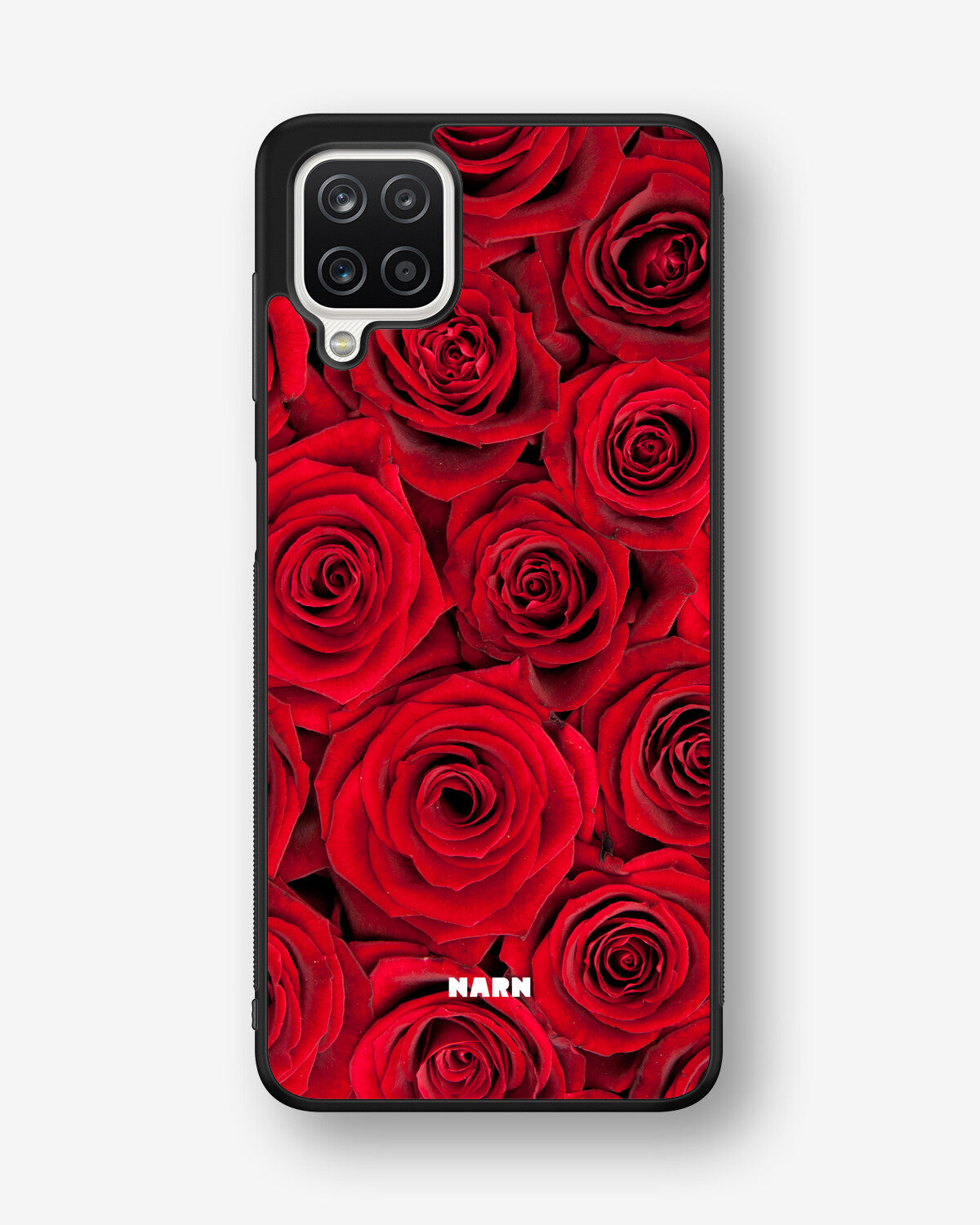 Samsung Galaxy A12 Hard Case – Red Roses - View 1