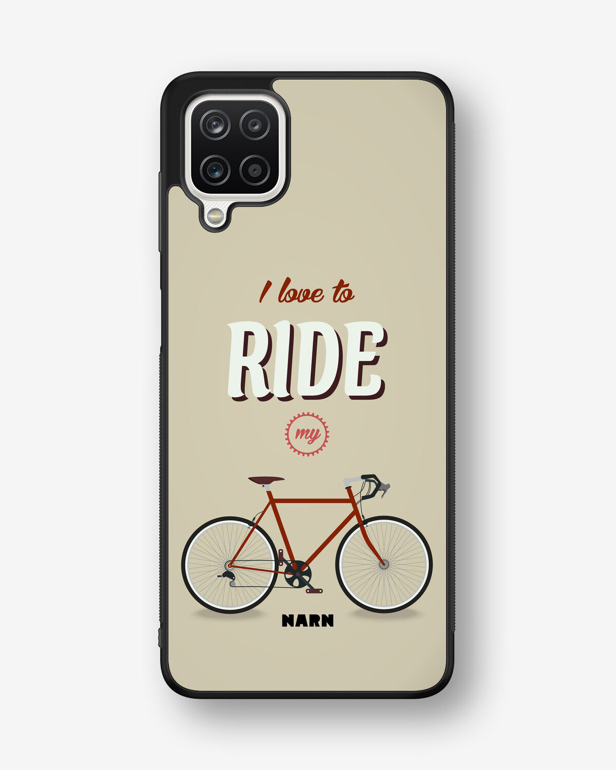 Samsung Galaxy A12 Hard Case – Ride My Bicycle - View 1