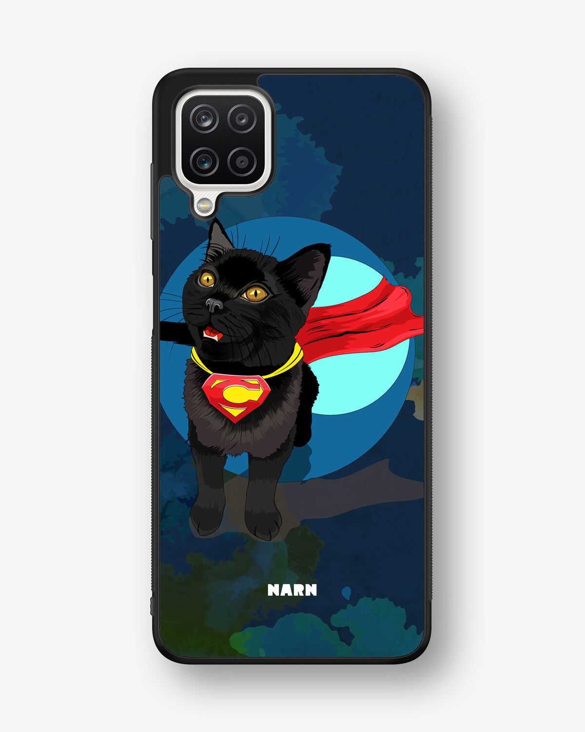 Samsung Galaxy A12 Hard Case – Super Cat - View 1