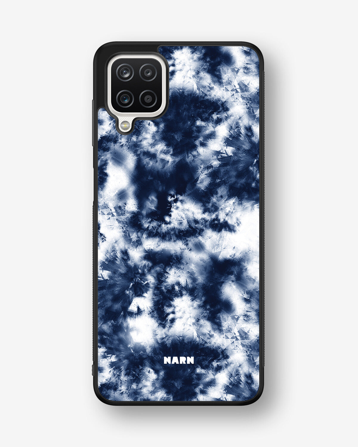 Samsung Galaxy A12 Hard Case – Tie Dye Blue - View 1