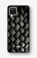 Samsung Galaxy A12 Hard Case – Tires Wall - View 1