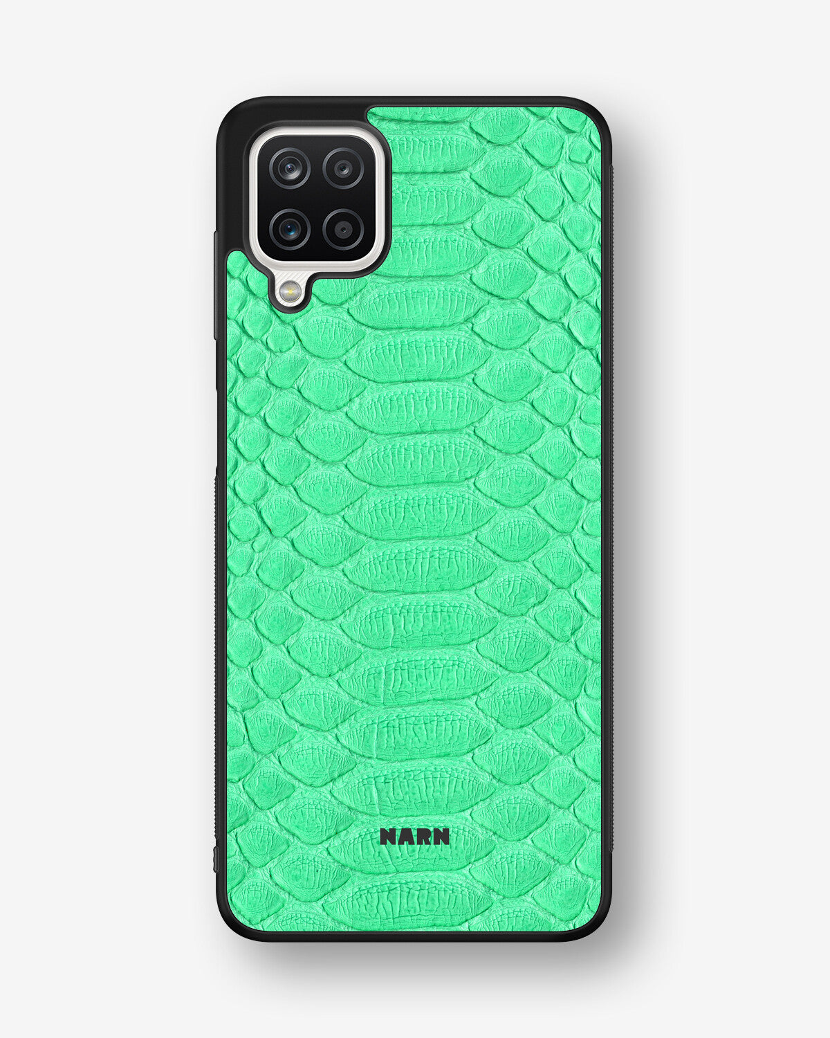 Samsung Galaxy A12 Hard Case – Turquoise Snake - View 1