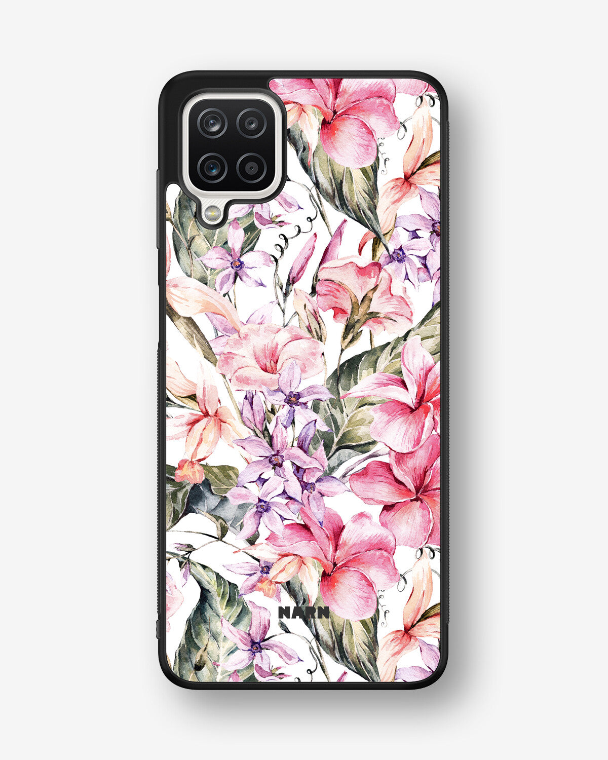 Samsung Galaxy A12 Hard Case – Watercolor Flowers - View 1