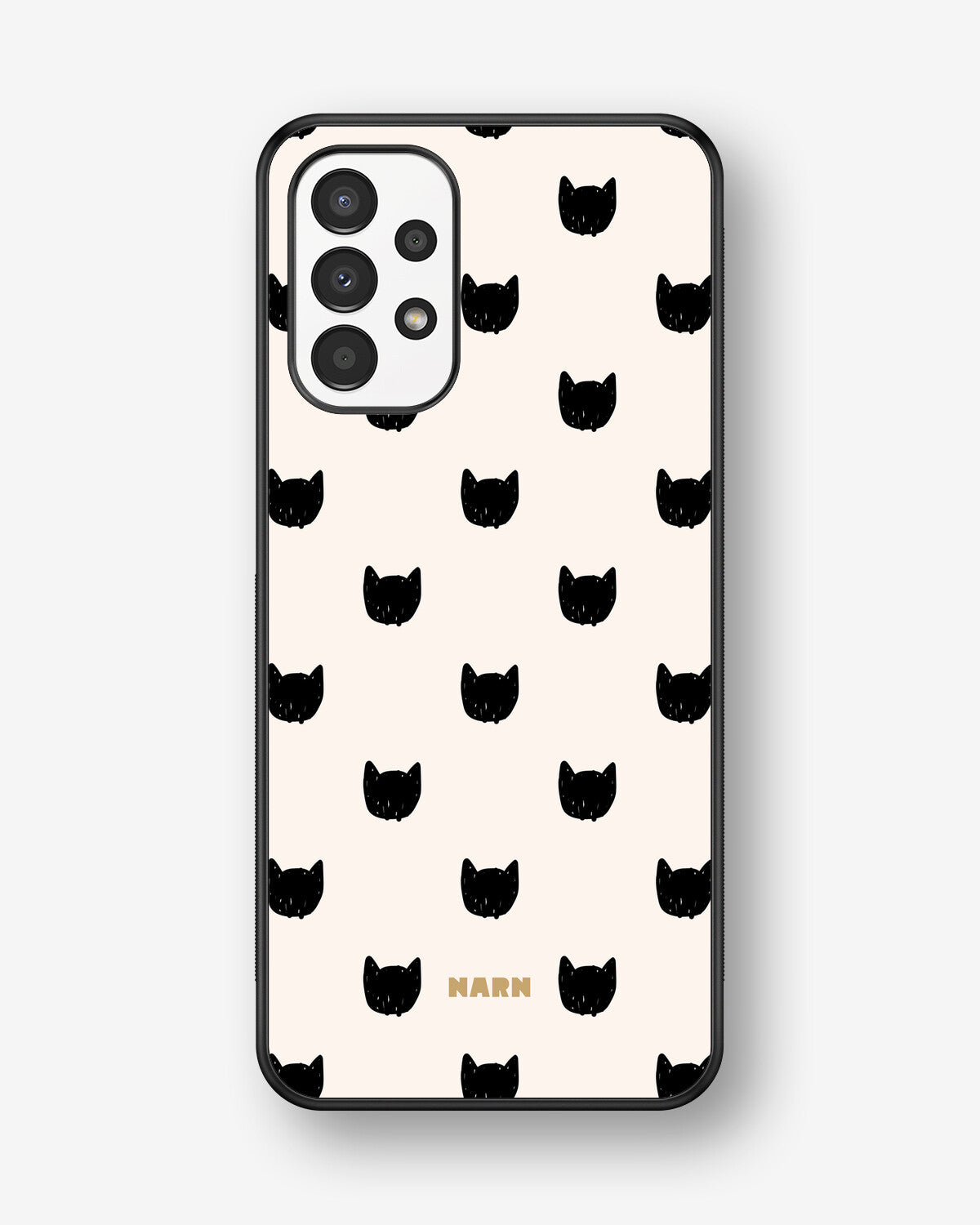 Samsung Galaxy A13 Hard Case – Kitty Dots - View 1