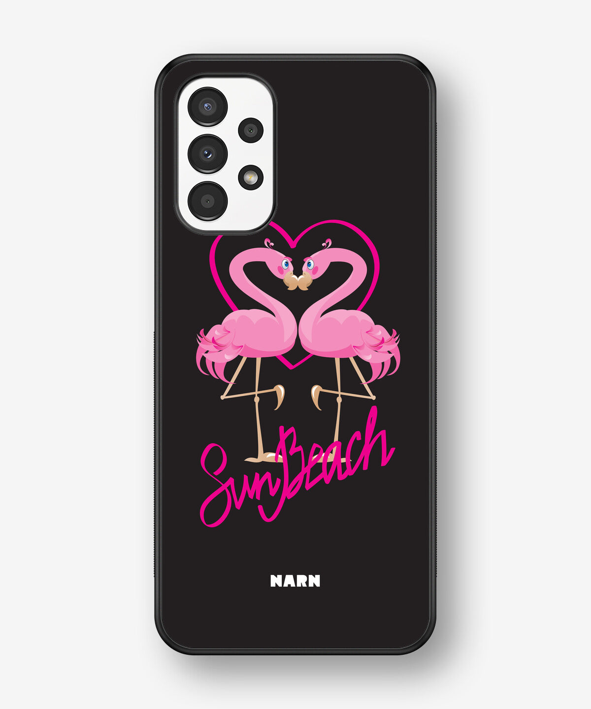 Samsung Galaxy A13 Hard Case – Beach Flamingo - View 1