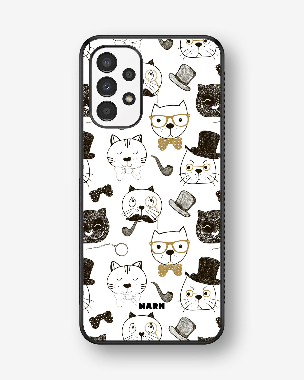 Samsung Galaxy A13 Hard Case – Cartoon Cats - View 1