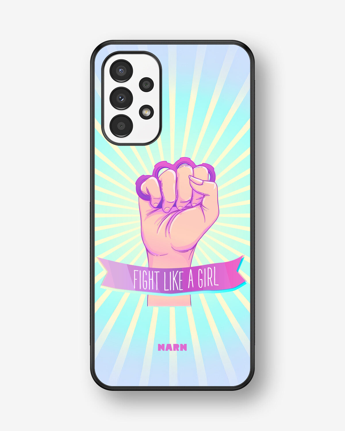 Samsung Galaxy A13 Hard Case – Fight Like A Girl - View 1