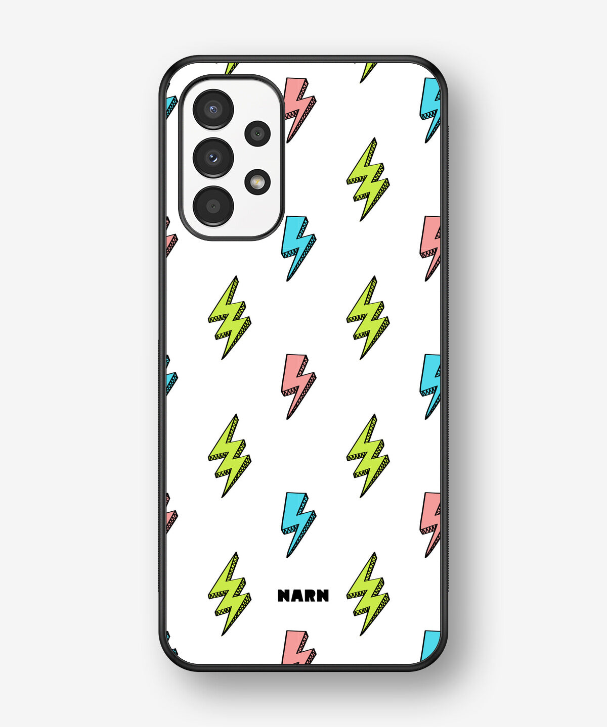 Samsung Galaxy A13 Hard Case – Lightning Bolts - View 1
