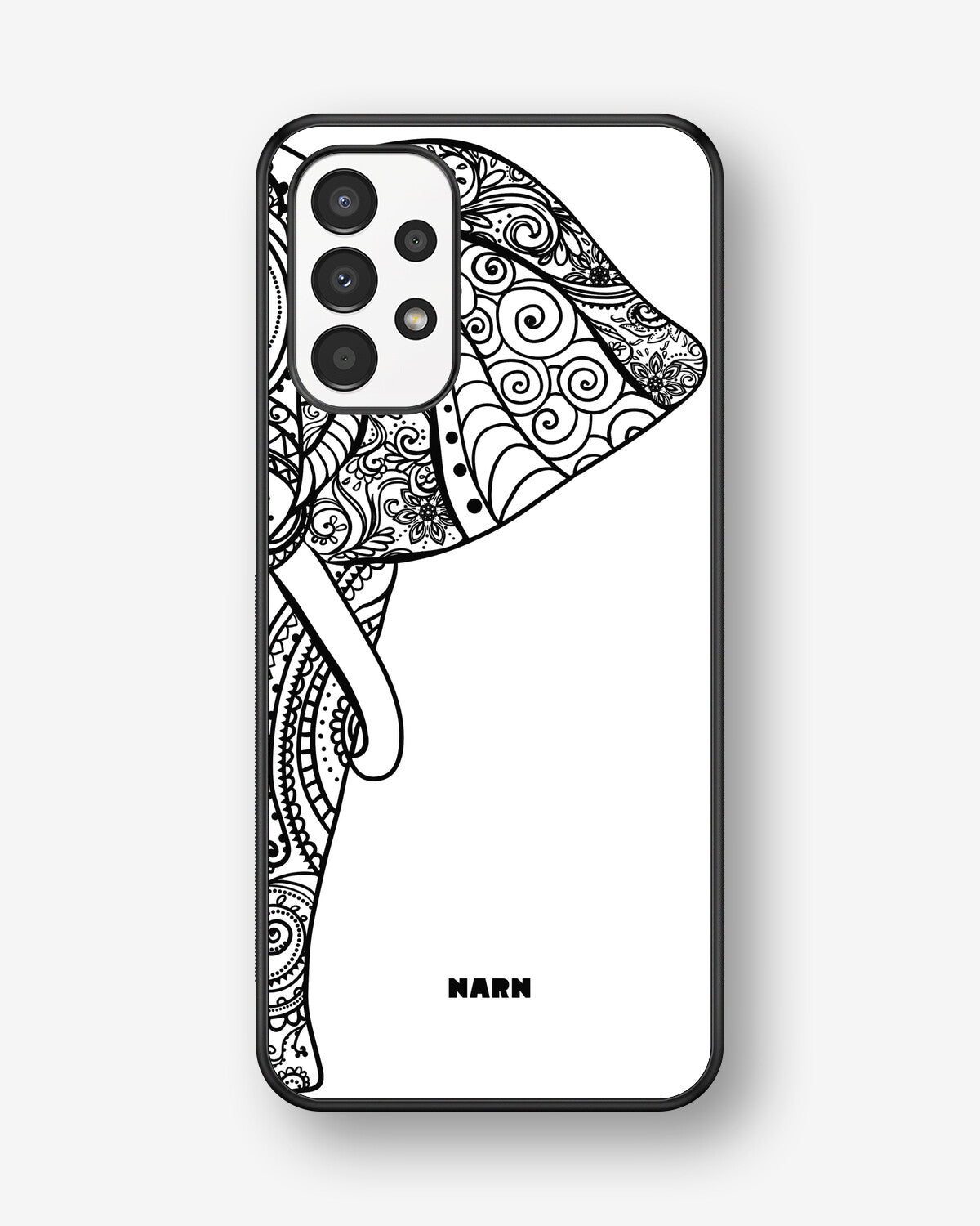 Samsung Galaxy A13 Hard Case – Mandala Elephant - View 1