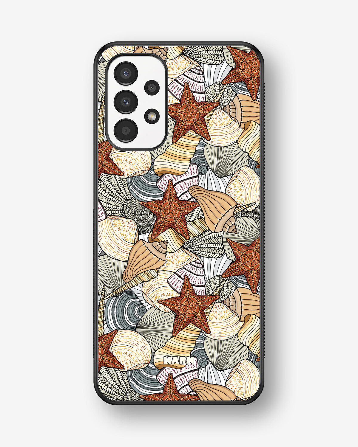 Samsung Galaxy A13 Hard Case – Sea Shells - View 1