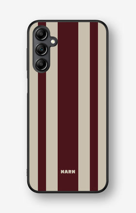 Samsung Galaxy A14 Hard Case – Bordeaux Stripe - View 1
